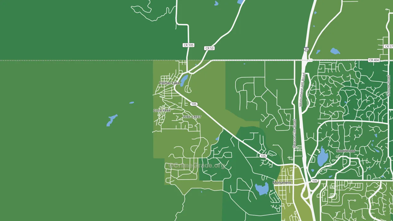 80133, CO Map of Vehicle Theft Rates