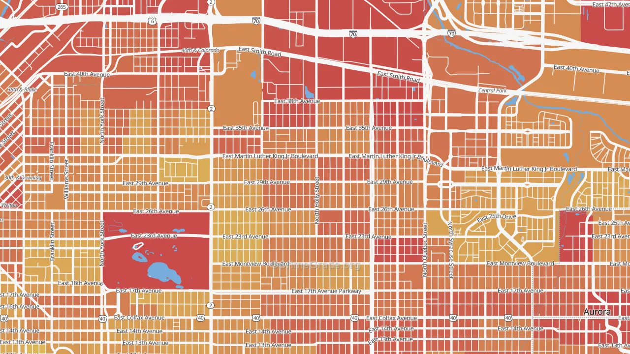 80207, CO Map of Vehicle Theft Rates
