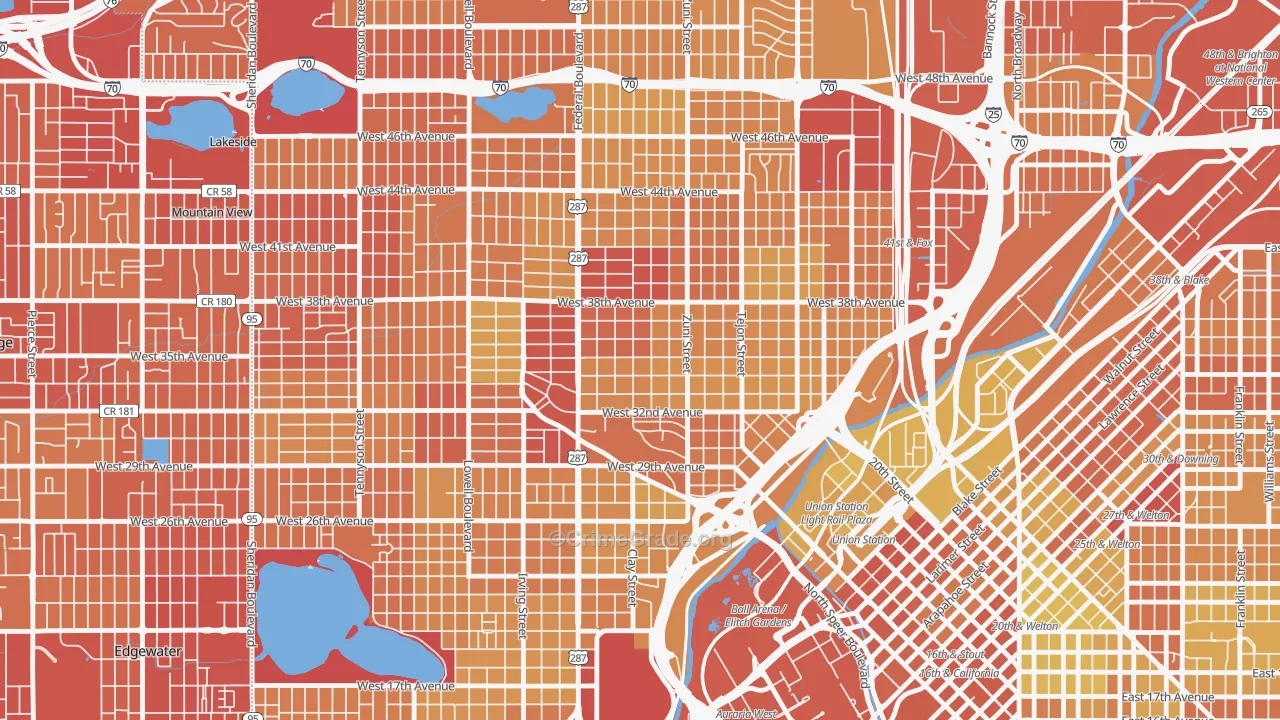 80211, CO Map of Vehicle Theft Rates