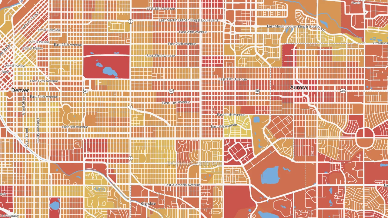 80220, CO Map of Vehicle Theft Rates