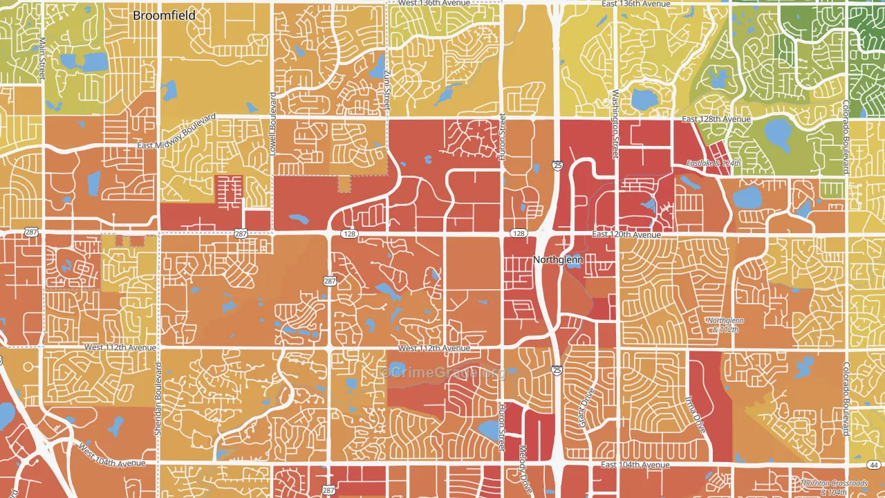 80234, CO Map of Vehicle Theft Rates
