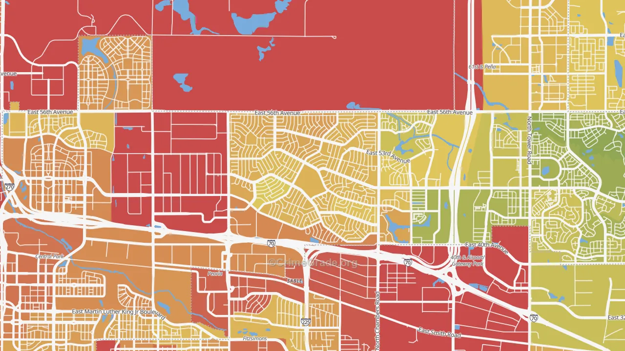 80239, CO Map of Vehicle Theft Rates