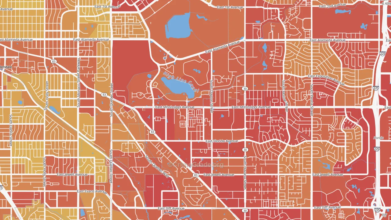 80247, CO Map of Vehicle Theft Rates