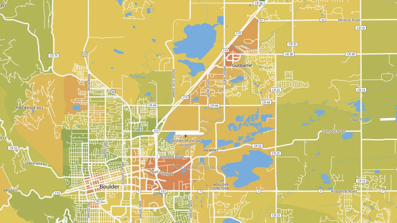 80301, CO Map of Vehicle Theft Rates