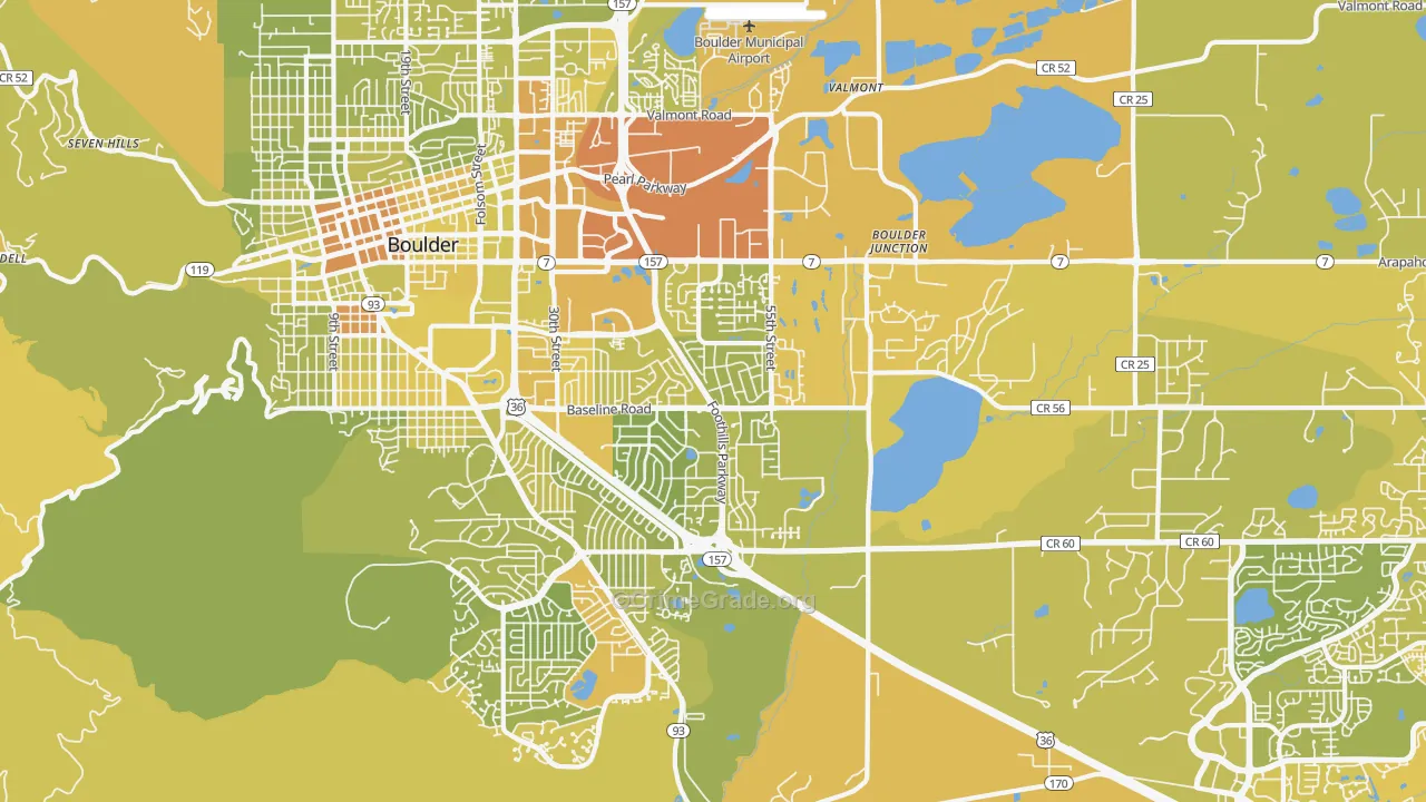 80303, CO Map of Vehicle Theft Rates