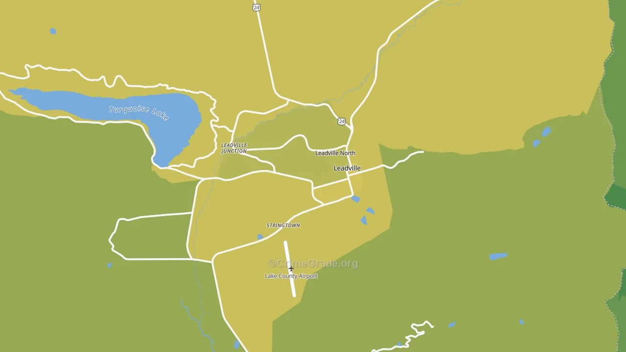80461, CO Map of Vehicle Theft Rates