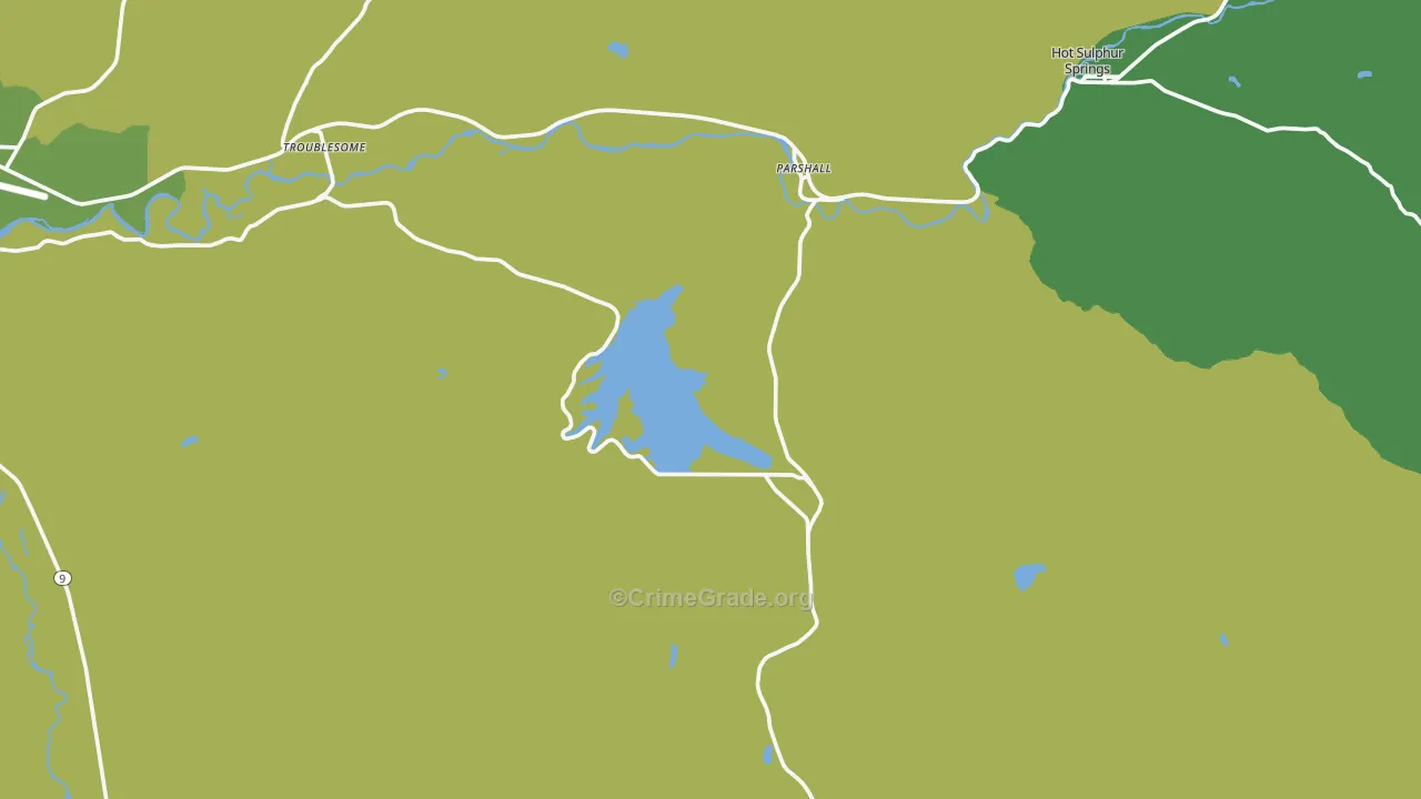 80468, CO Map of Vehicle Theft Rates