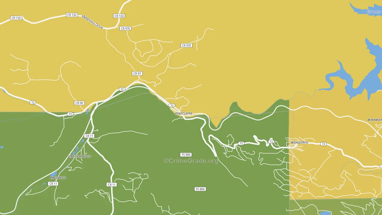 80471, CO Map of Vehicle Theft Rates