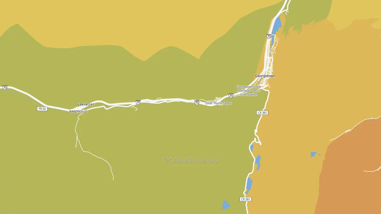 80476, CO Map of Vehicle Theft Rates
