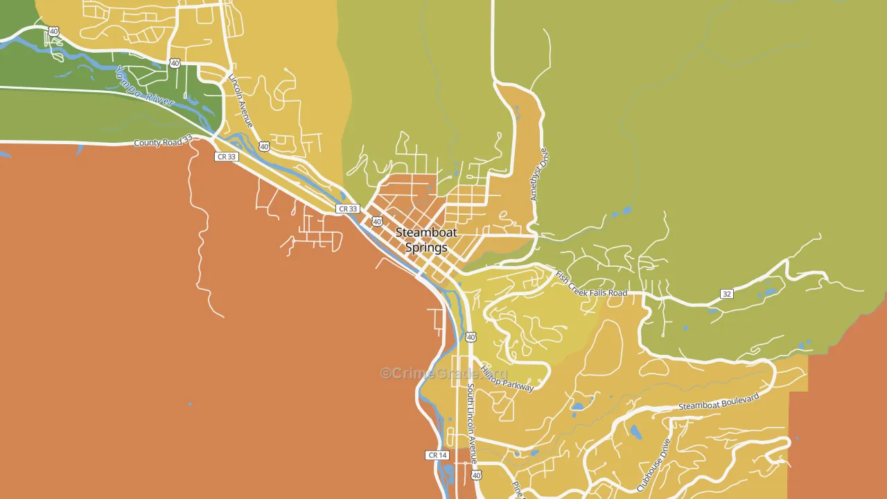 80477, CO Map of Vehicle Theft Rates