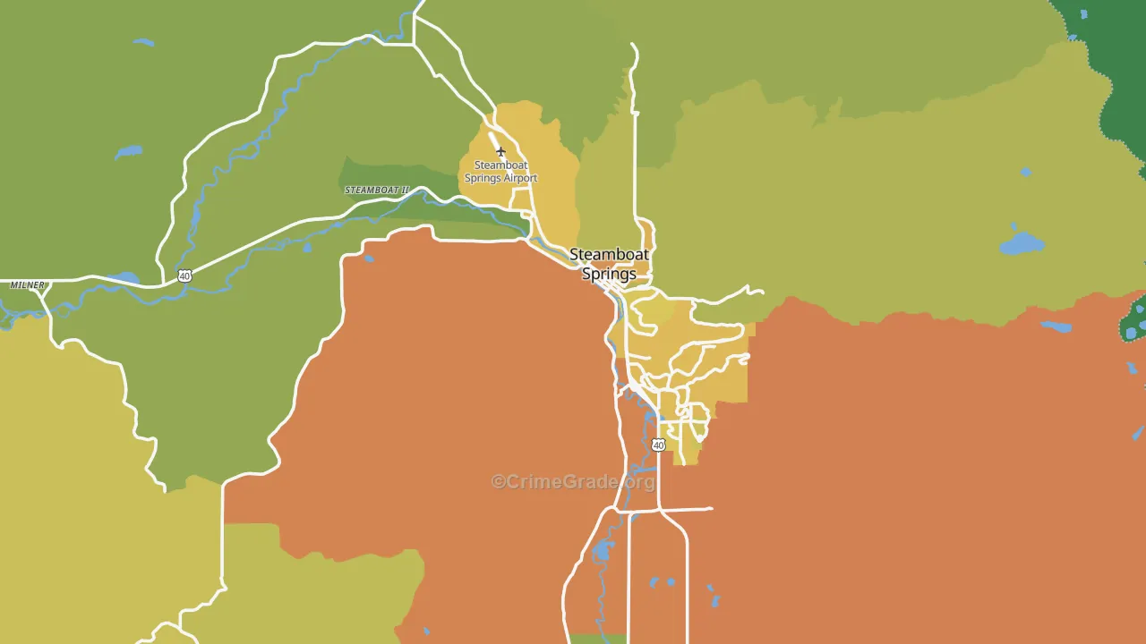 80487, CO Map of Vehicle Theft Rates