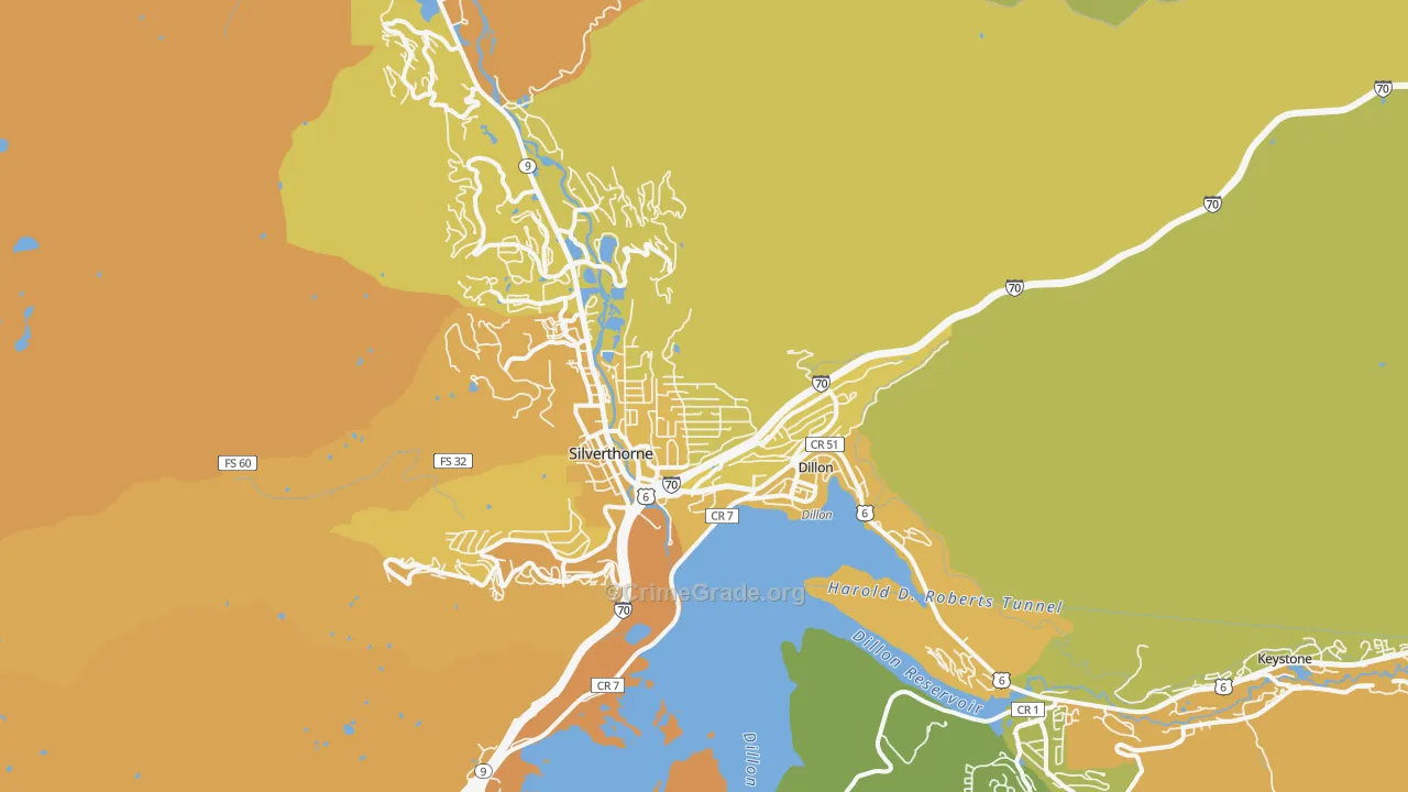 80497, CO Map of Vehicle Theft Rates