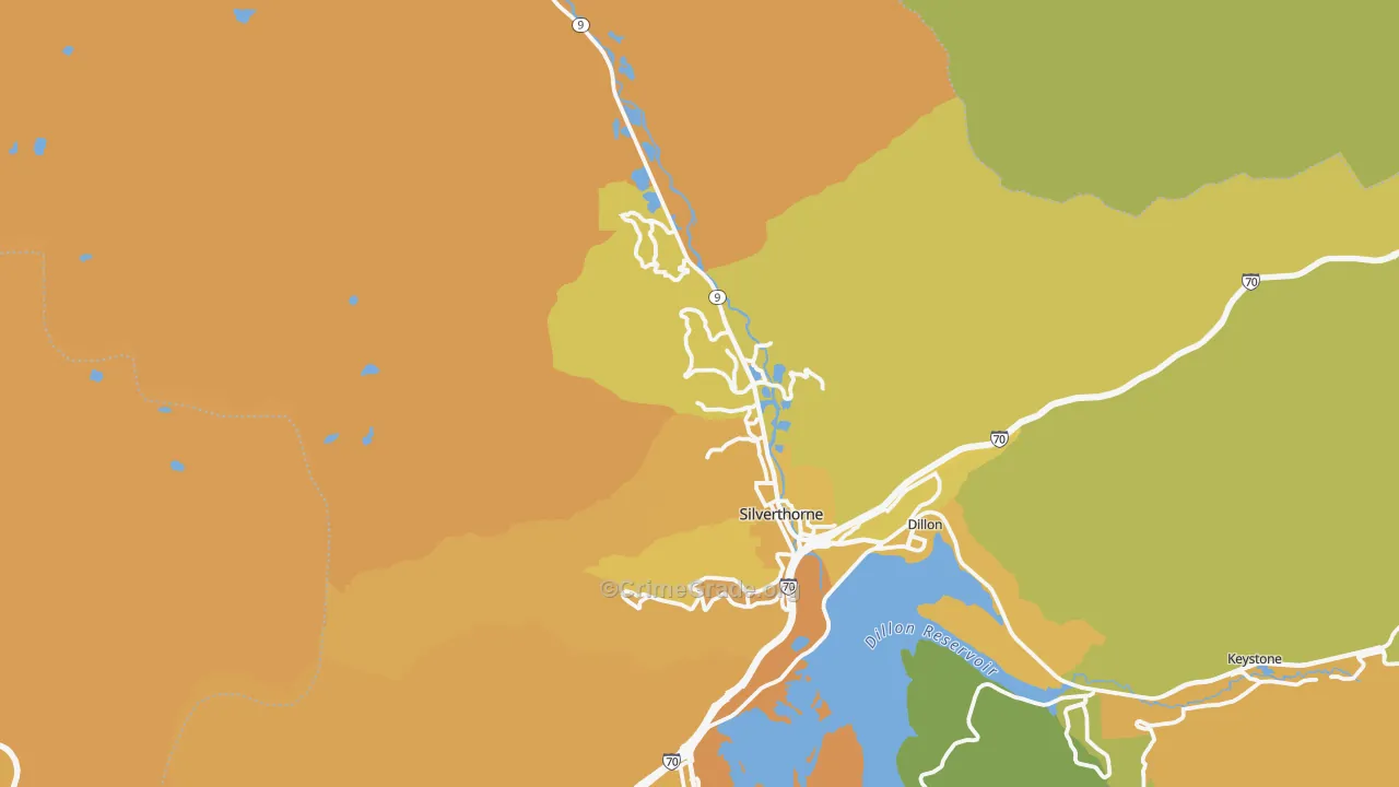 80498, CO Map of Vehicle Theft Rates
