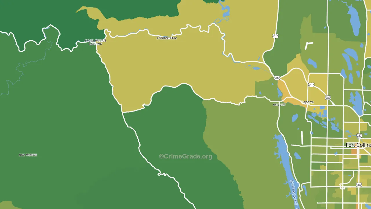80512, CO Map of Vehicle Theft Rates