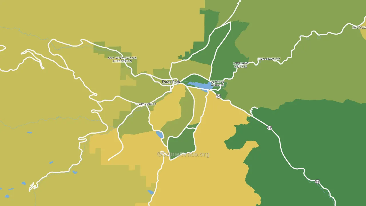 80517, CO Map of Vehicle Theft Rates