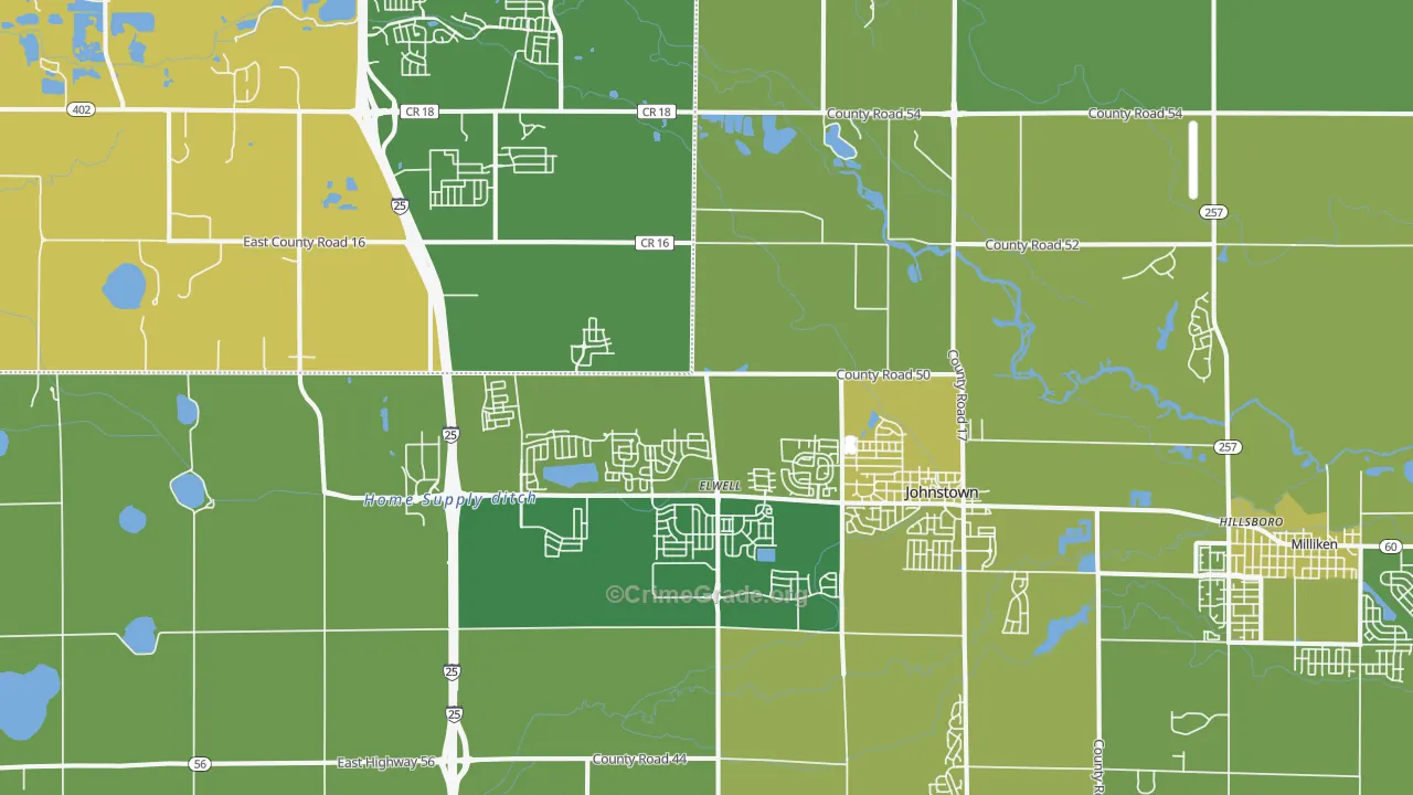 80534, CO Map of Vehicle Theft Rates