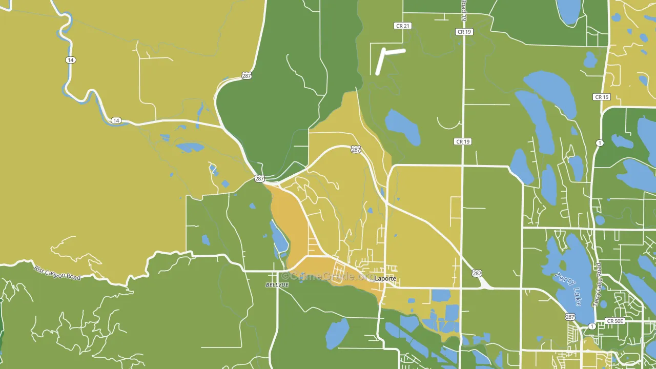80535, CO Map of Vehicle Theft Rates