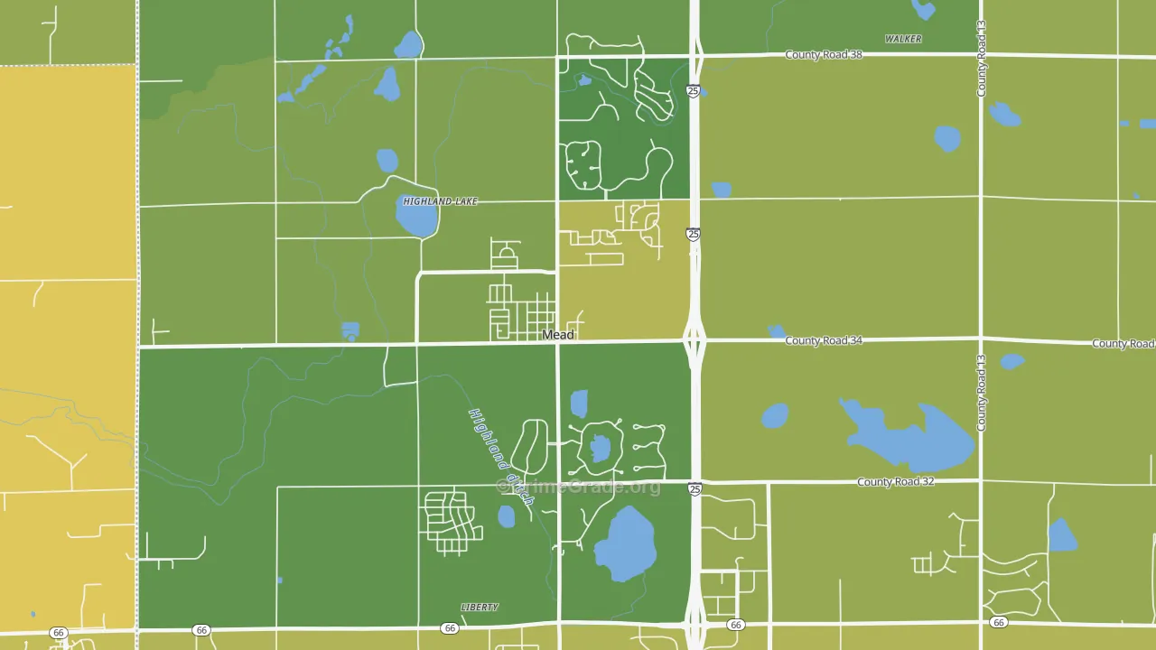 80542, CO Map of Vehicle Theft Rates