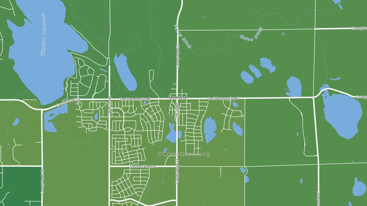 80546, CO Map of Vehicle Theft Rates