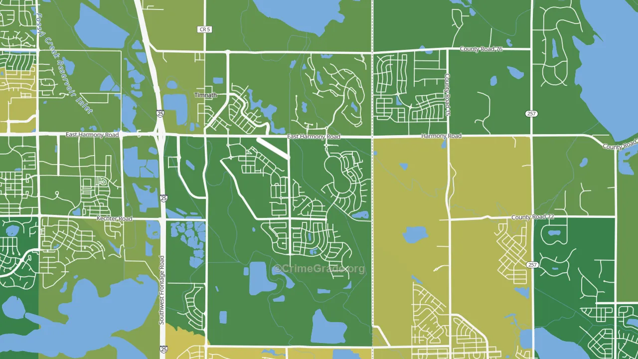 80547, CO Map of Vehicle Theft Rates
