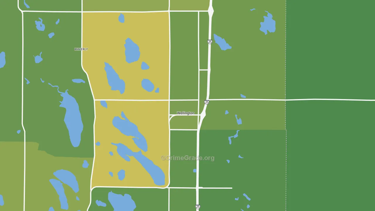 80549, CO Map of Vehicle Theft Rates