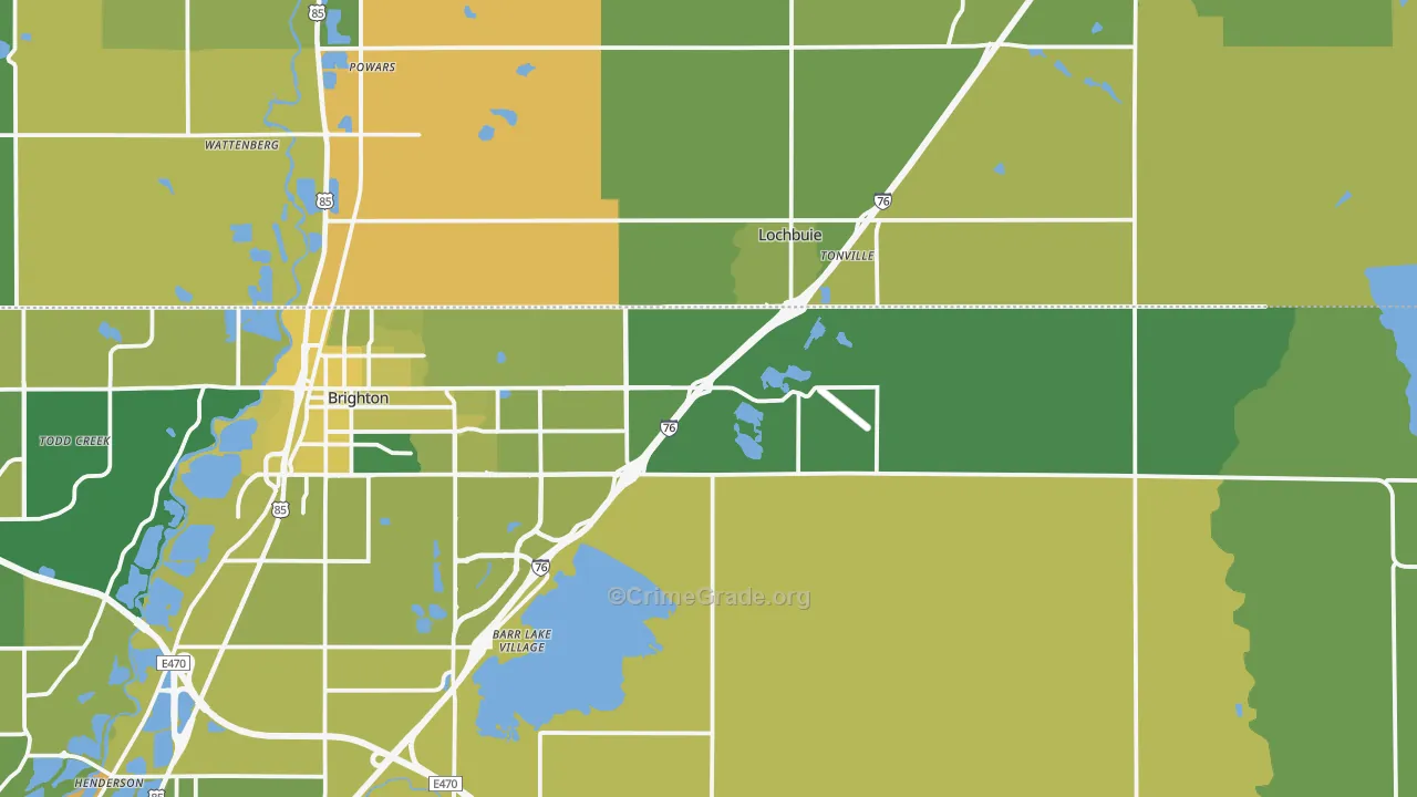 80603, CO Map of Vehicle Theft Rates