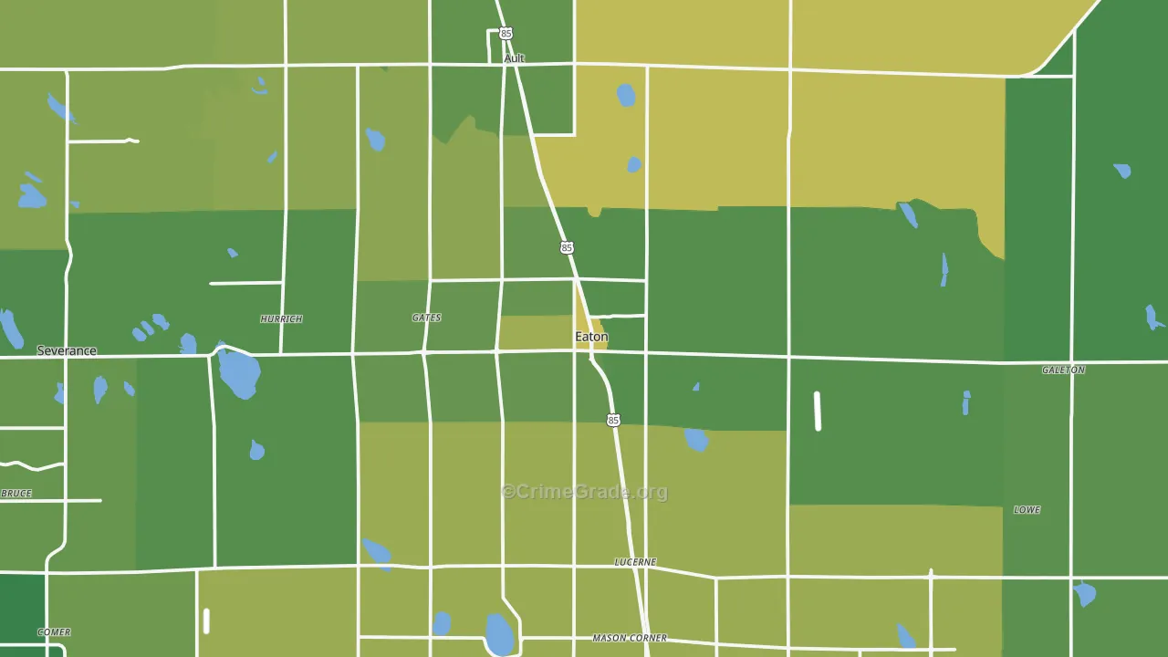 80615, CO Map of Vehicle Theft Rates