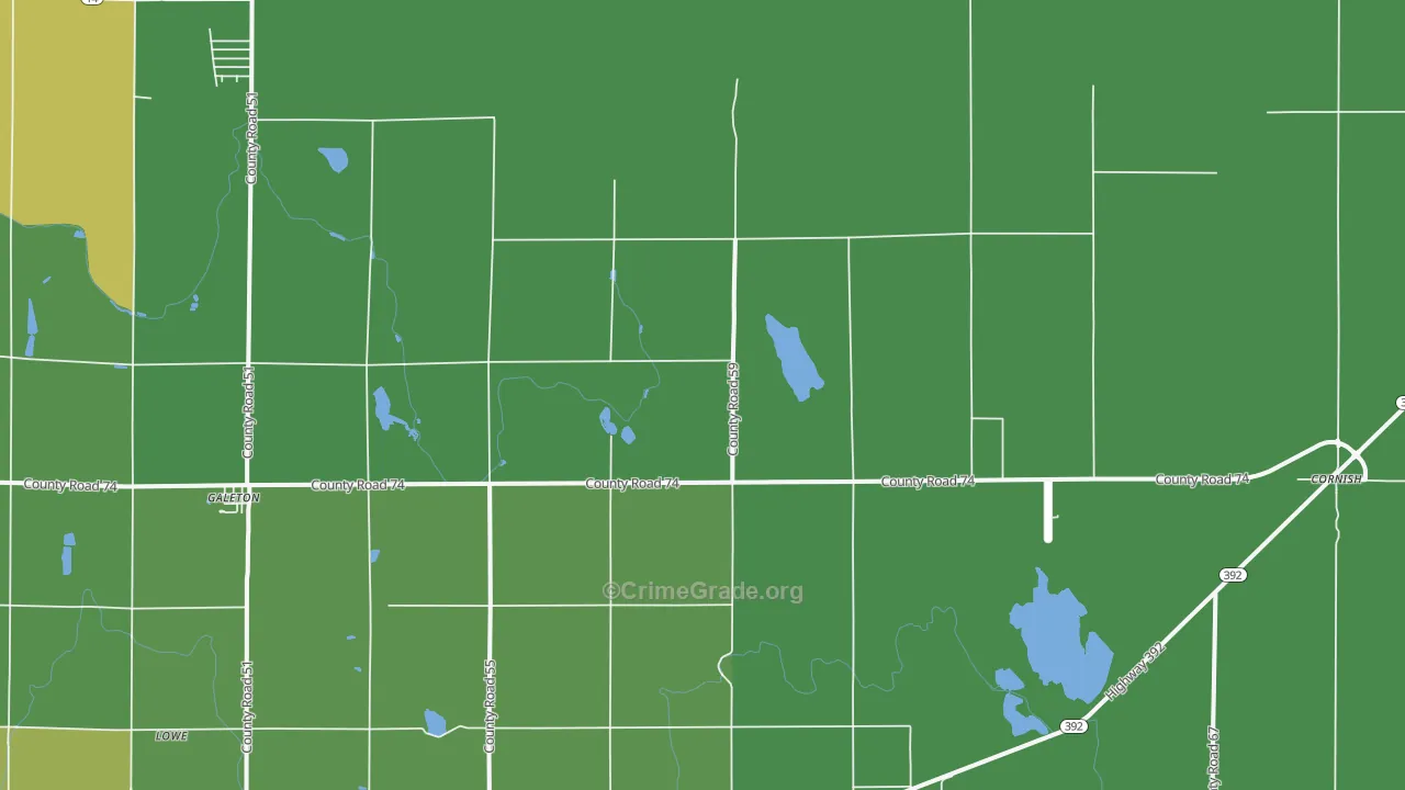 80622, CO Map of Vehicle Theft Rates