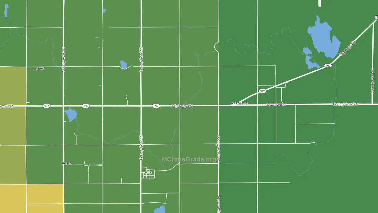 80624, CO Map of Vehicle Theft Rates