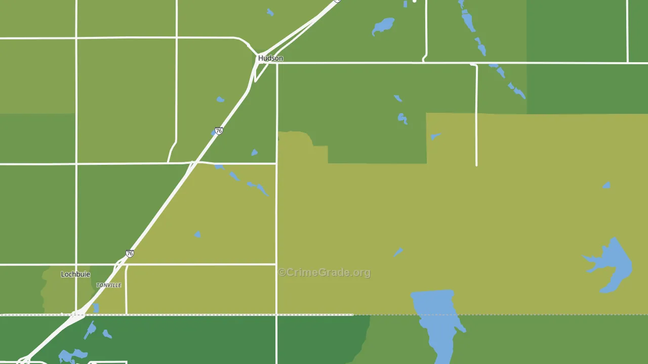 80642, CO Map of Vehicle Theft Rates