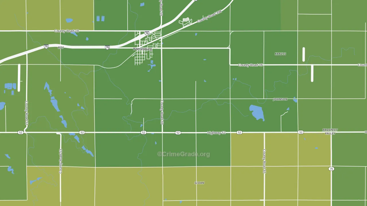 80643, CO Map of Vehicle Theft Rates