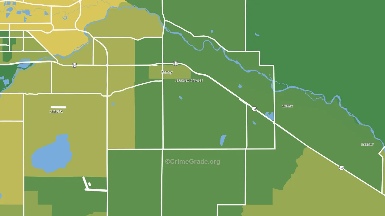 80644, CO Map of Vehicle Theft Rates