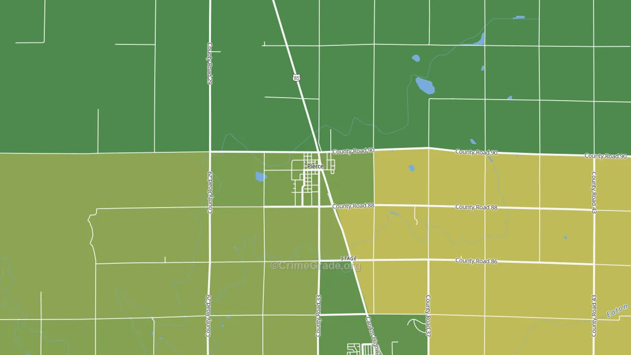 80650, CO Map of Vehicle Theft Rates
