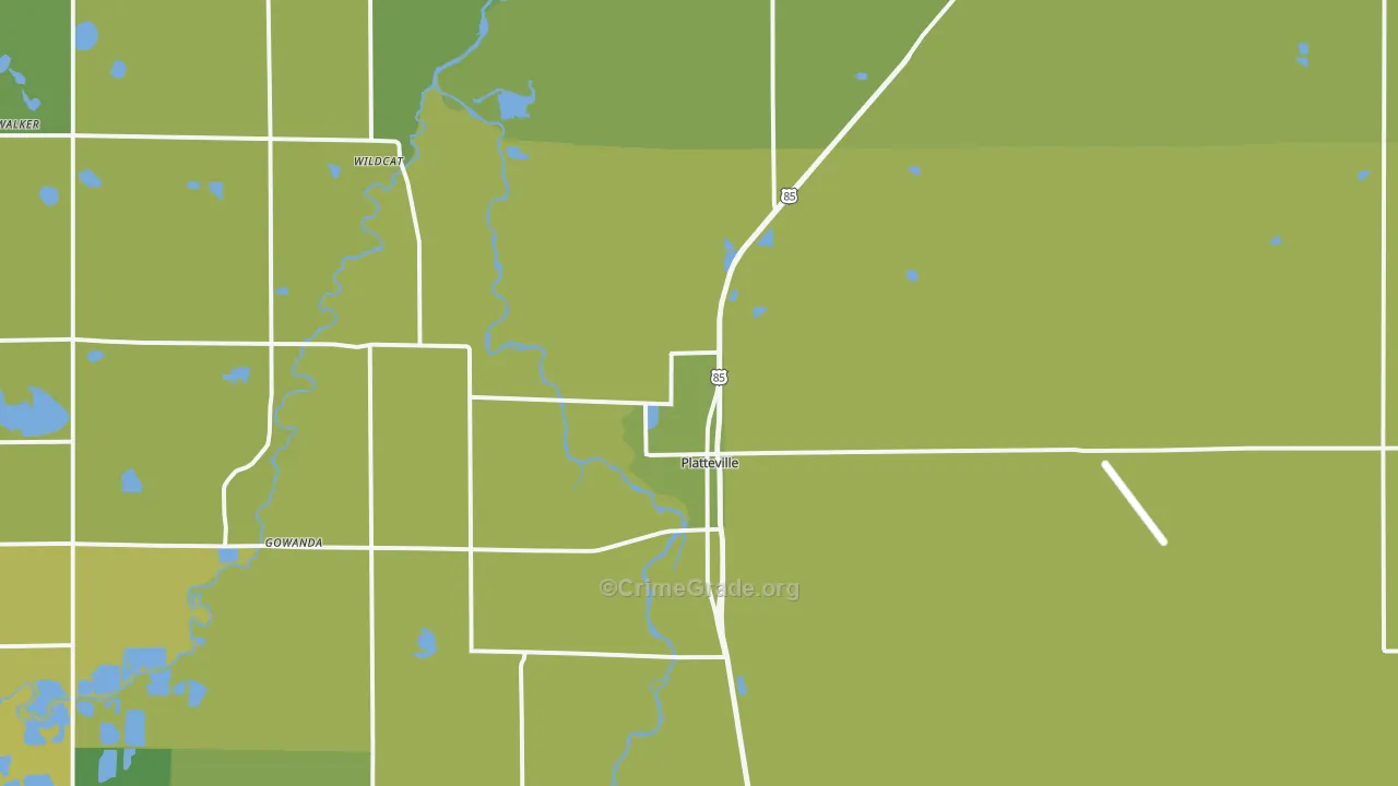 80651, CO Map of Vehicle Theft Rates