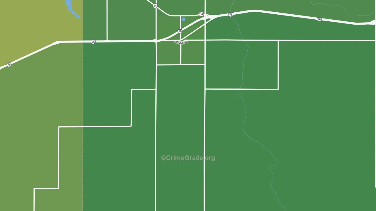 80654, CO Map of Vehicle Theft Rates