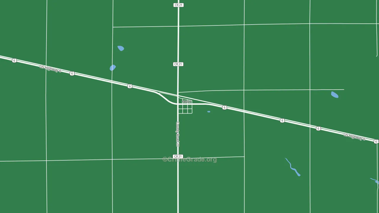 80746, CO Map of Vehicle Theft Rates