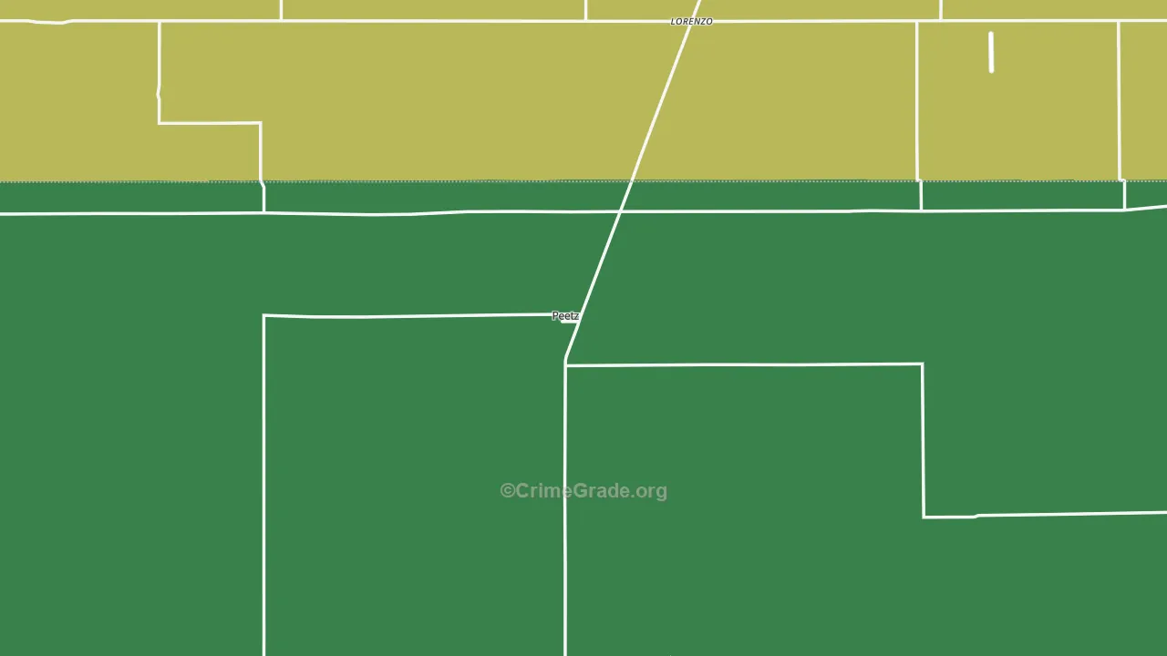 80747, CO Map of Vehicle Theft Rates