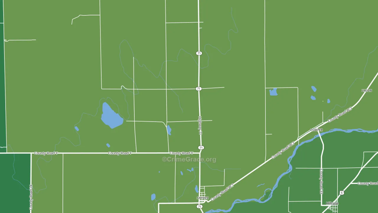 80750, CO Map of Vehicle Theft Rates