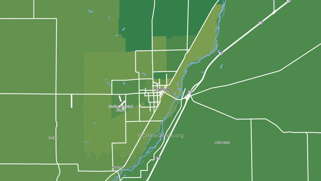 80751, CO Map of Vehicle Theft Rates