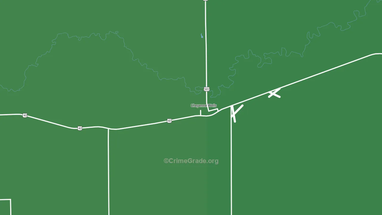 80810, CO Map of Vehicle Theft Rates
