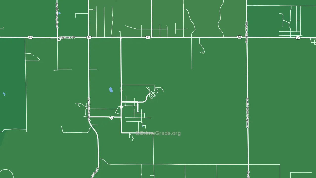 80930, CO Map of Vehicle Theft Rates