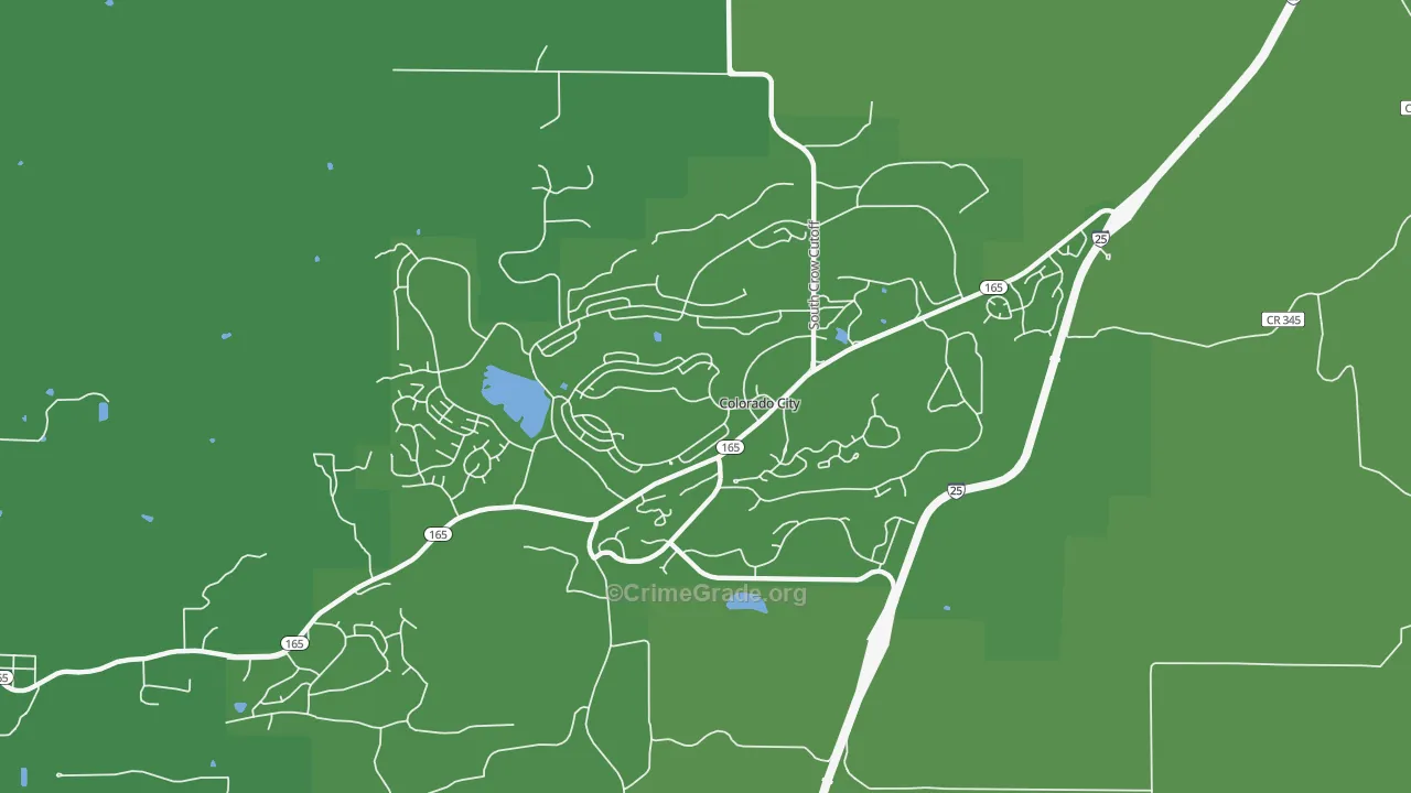 81019, CO Map of Vehicle Theft Rates
