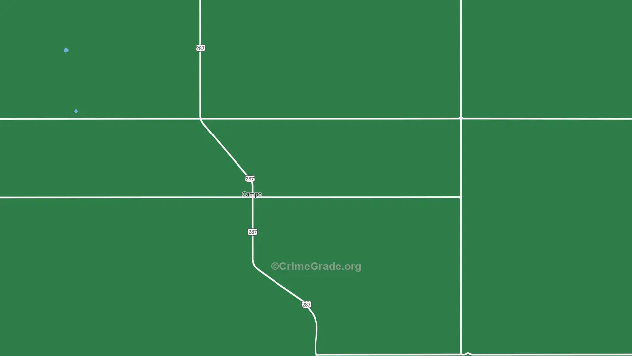81029, CO Map of Vehicle Theft Rates