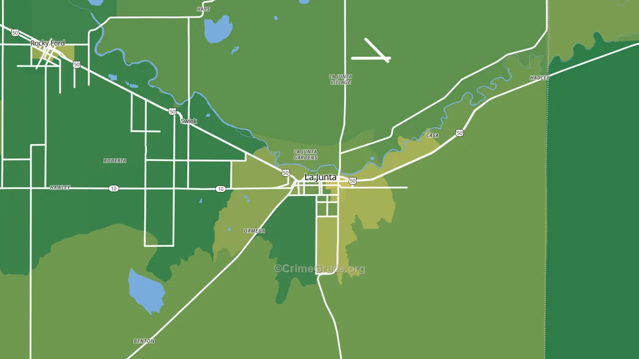 81050, CO Map of Vehicle Theft Rates