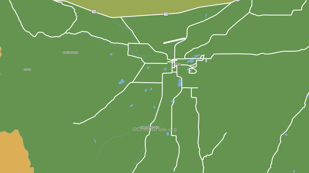 81055, CO Map of Vehicle Theft Rates