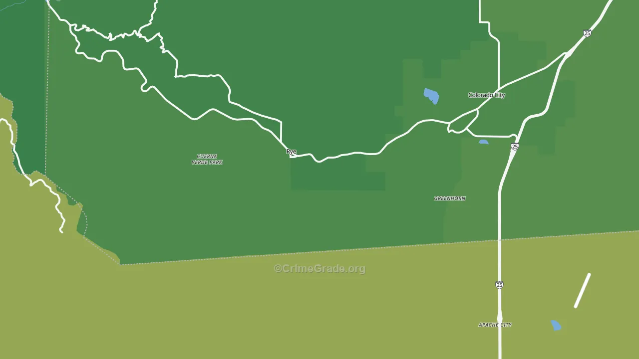 81069, CO Map of Vehicle Theft Rates