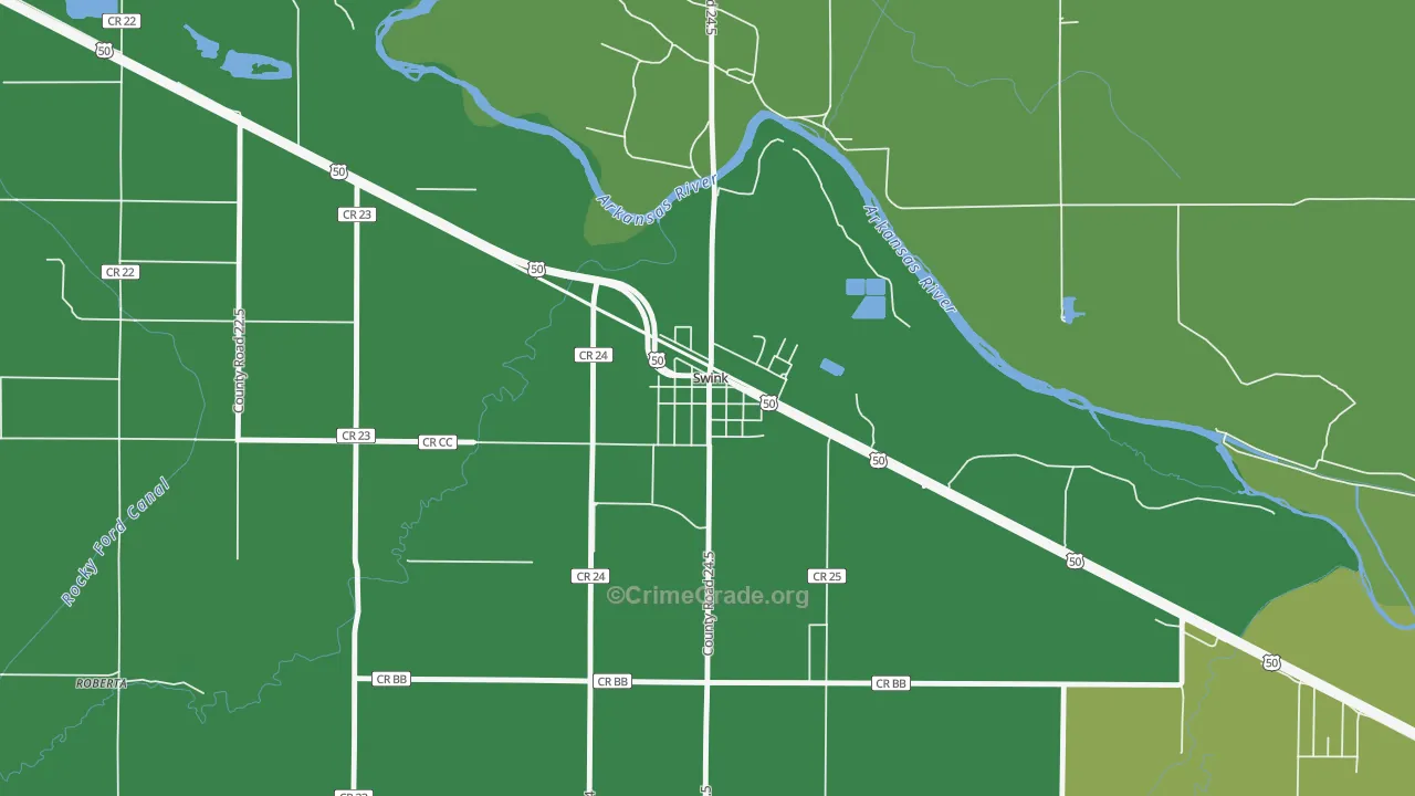 81077, CO Map of Vehicle Theft Rates