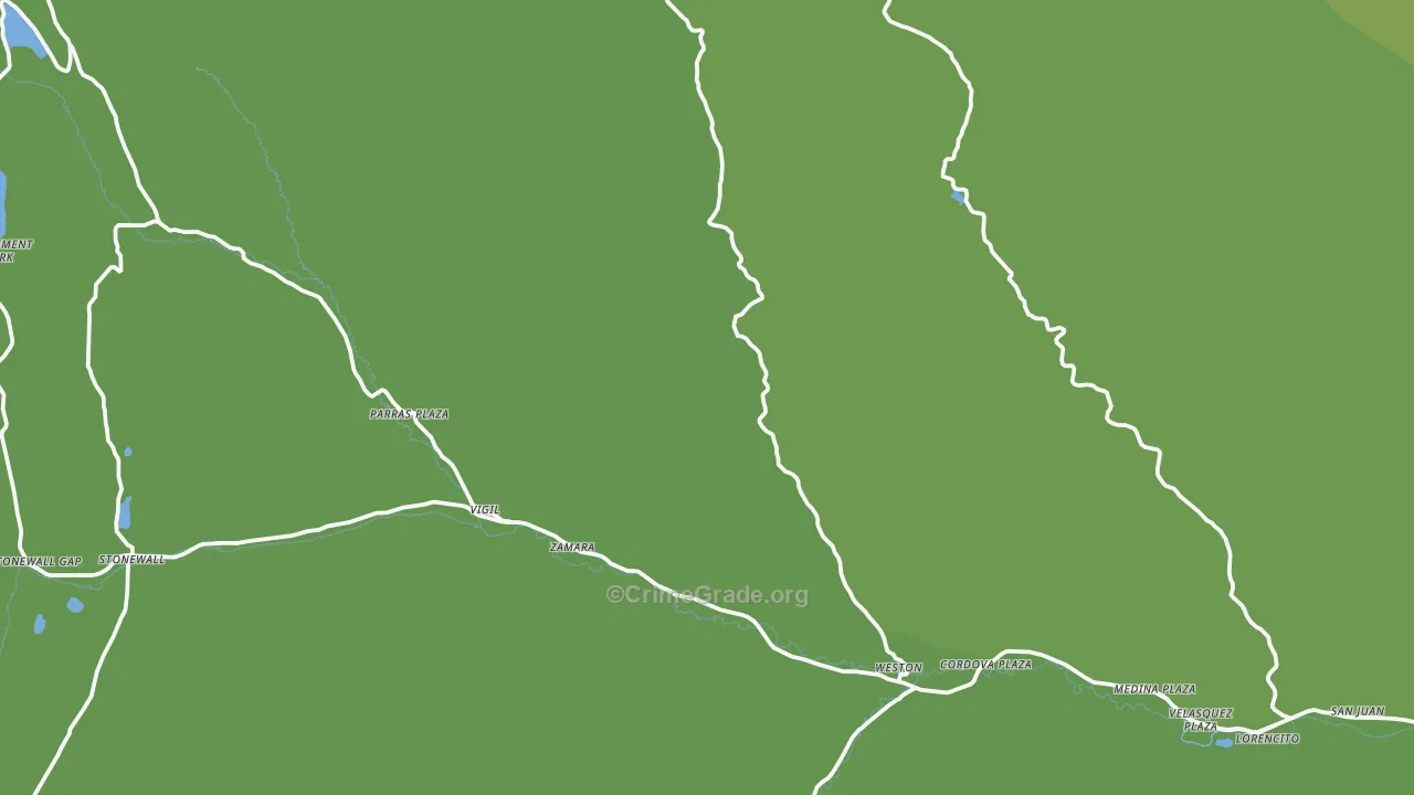 81091, CO Map of Vehicle Theft Rates