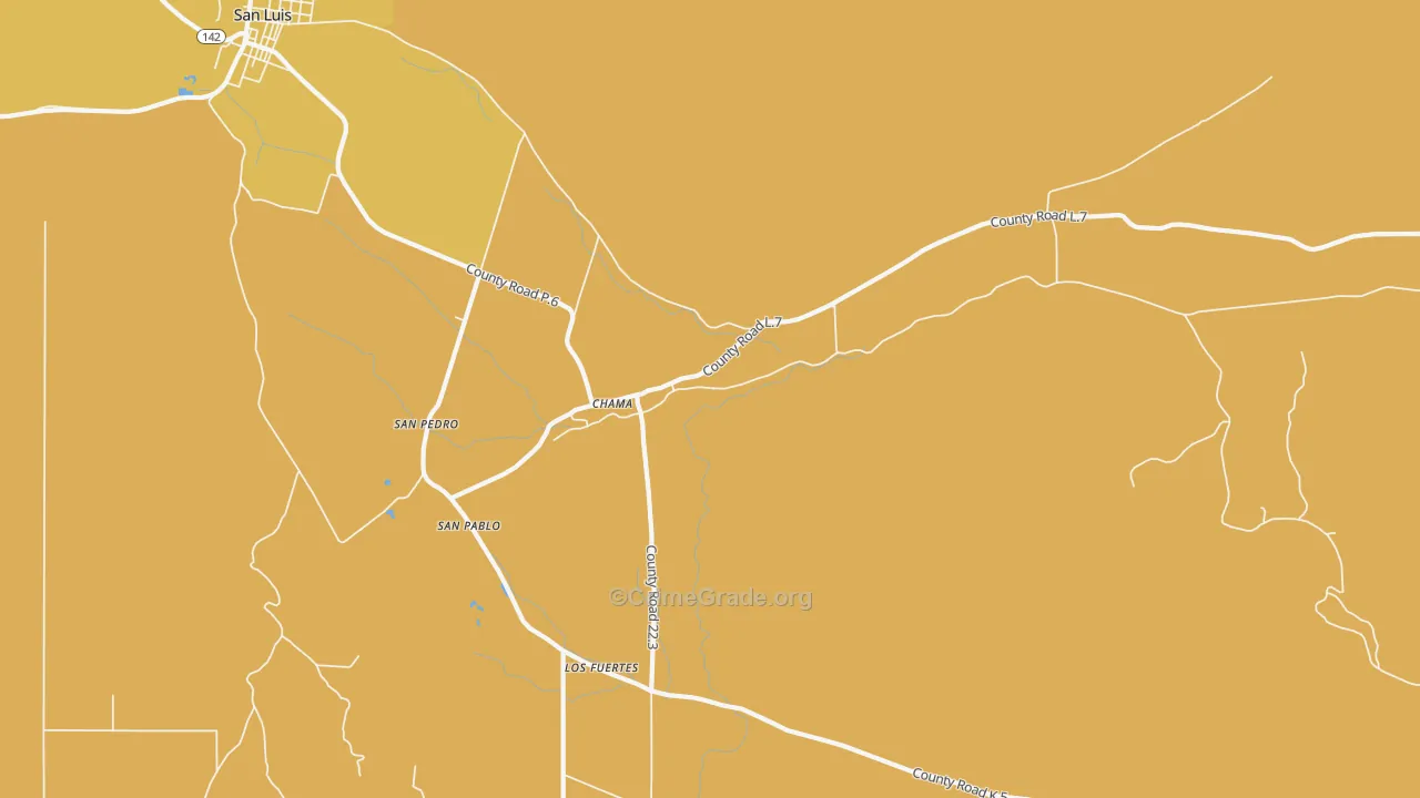 81126, CO Map of Vehicle Theft Rates