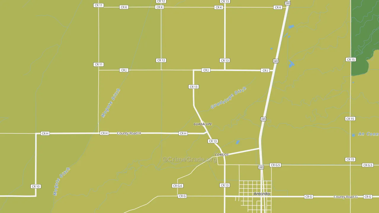 81129, CO Map of Vehicle Theft Rates